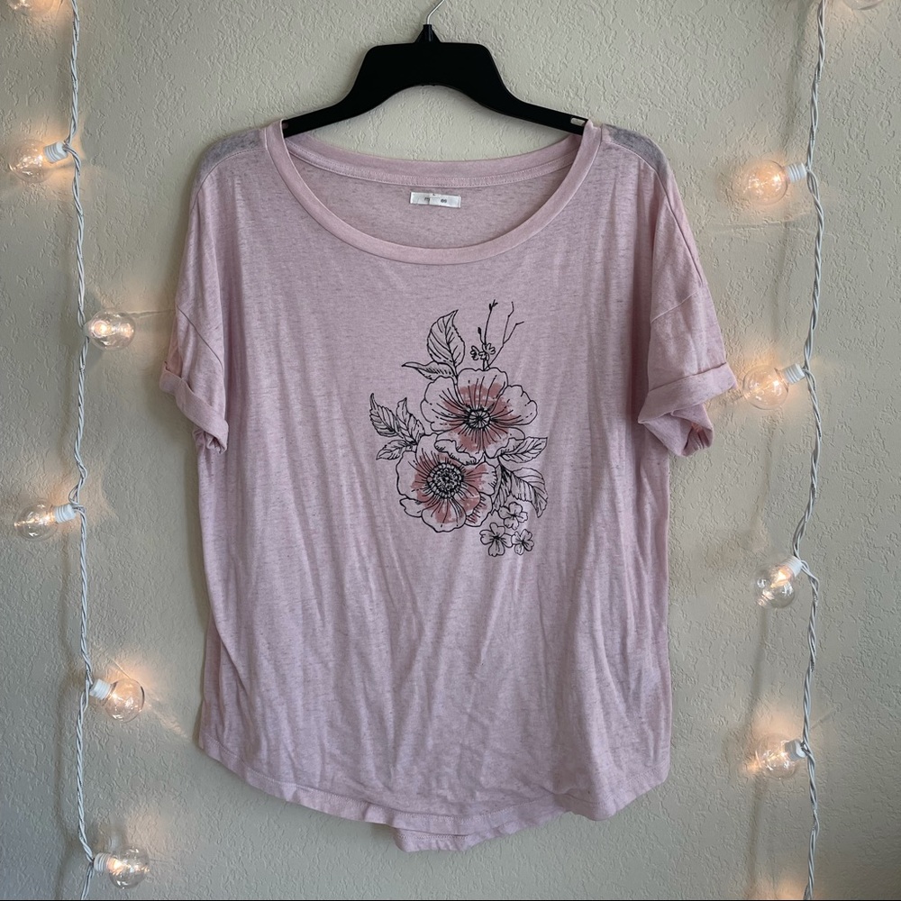 Flower tee